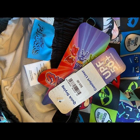 PJMASKS Toddlers Swim Trunks with attached liner - Picture 7 of 7